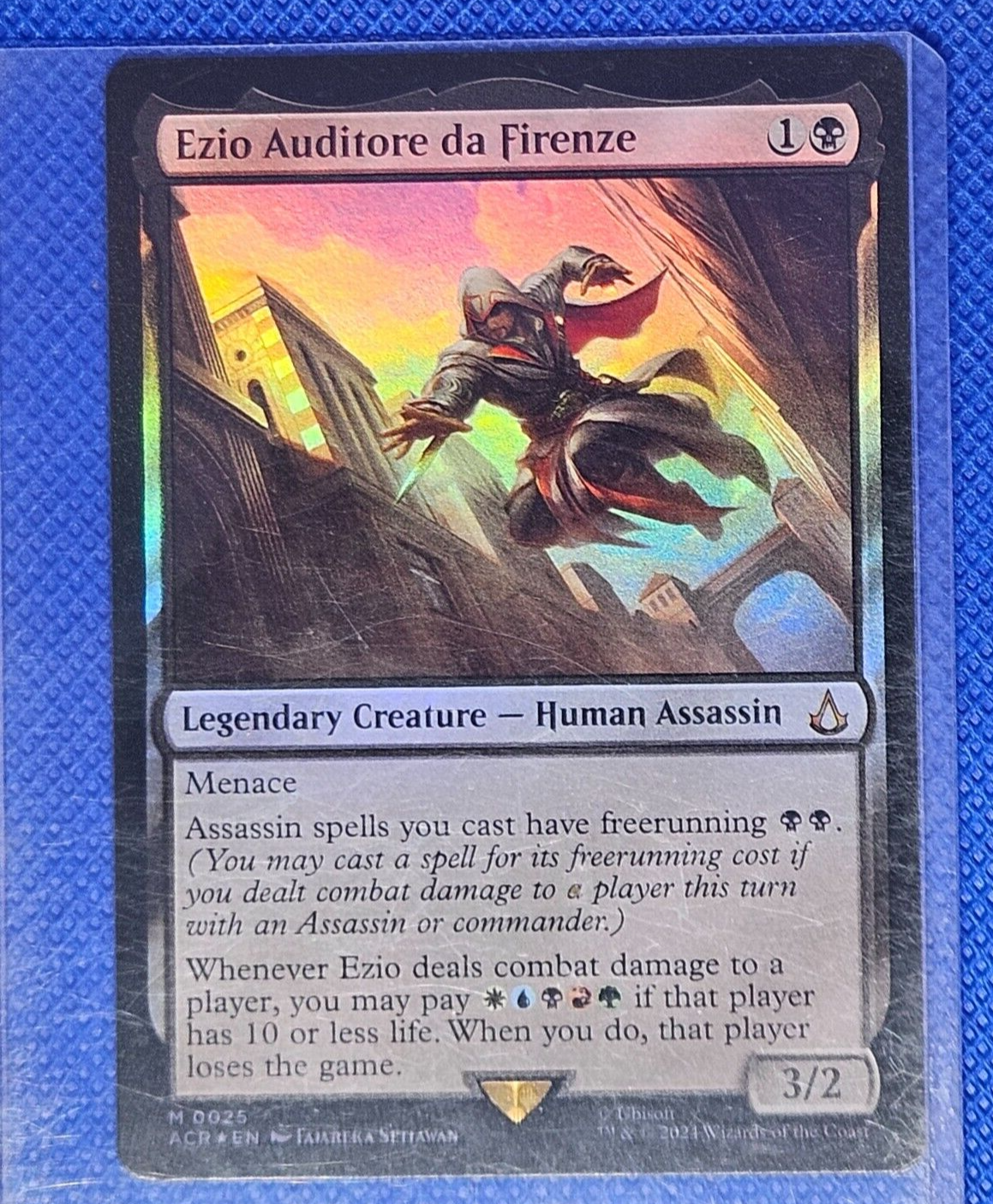 Ezio Auditore da Firenze-Assassin's Creed-#0025 FOIL Magic: The Gathering