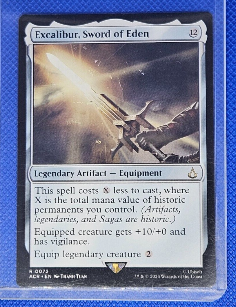 Excalibur, Sword of Eden-Assassin's Creed-#72 Magic The Gathering