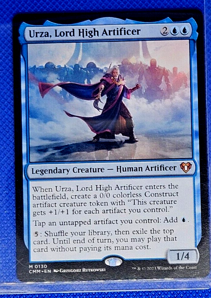 Urza, Lord High Artificer-Commander Masters-#256